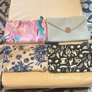 Set of 4 Ipsy makeup bags